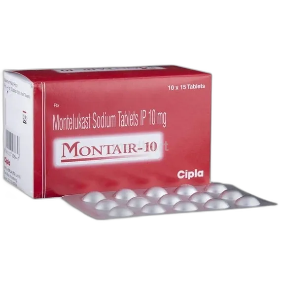 montair 10mg tablet 15's